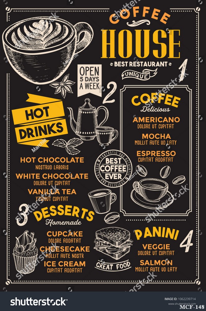 Tranh dán tường quán cà phê MCF-148